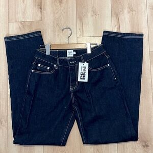 Princess Polly Dark Blue Denim Jeans